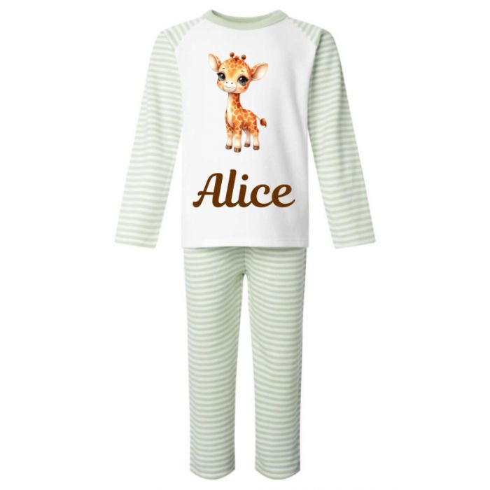 Giraffe pyjamas childrens sale