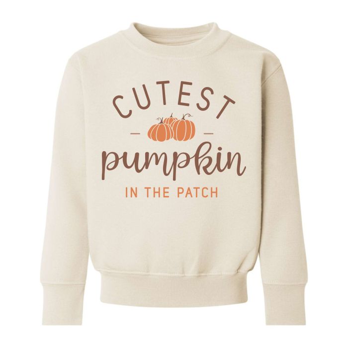 Little pumpkin letter print sweatshirt sale