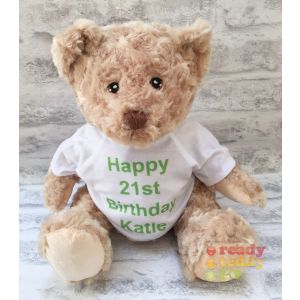 Keel Toys Eco Dougie Bear - Made From 100% Recycled Materials