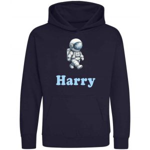 Astronaut Any Name Childrens Hoodie