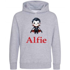 Halloween Dracula Boy Any Name Childrens Hoodie