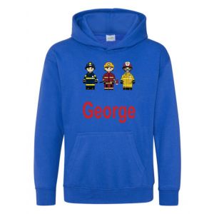 Fire Fighters Any Name Childrens Hoodie