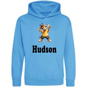 Hip Hop Giraffe Any Name Childrens Hoodie