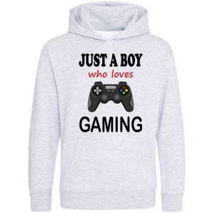 Just a Boy / Girl who loves GAMING Childrens Hoodie