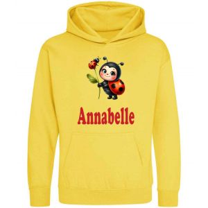 Ladybird Any Name Childrens Hoodie