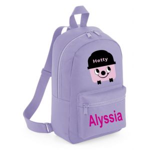 Hetty Hoover Any Name Childs Mini Rucksack