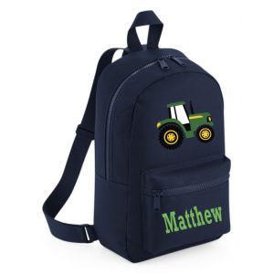 Tractor Any Name Childs Mini Rucksack