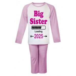 Big Sister Loading Any Year Childrens Pyjamas