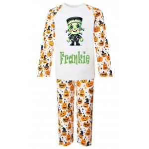 Halloween Frankenstein Boy Any Name Childrens Pyjamas