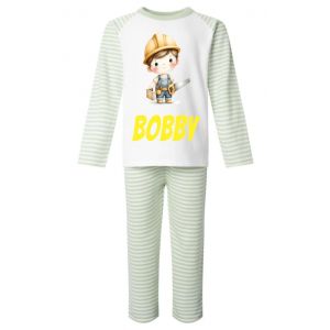 Handyboy / Builder Any Name Childrens Pyjamas