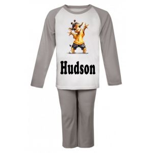 Hip Hop Giraffe Any Name Childrens Pyjamas