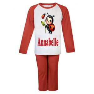 Ladybird Any Name Childrens Pyjamas