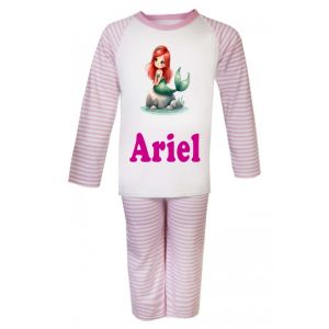 Mermaid Watercolour Any Name Childrens Pyjamas