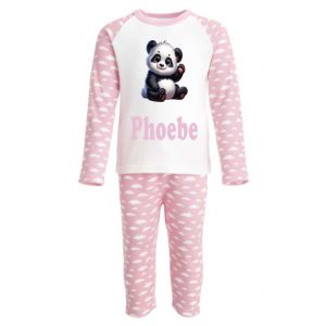 Panda Any Name Childrens Pyjamas