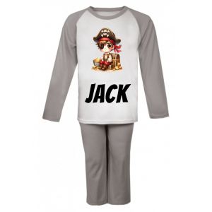 Pirate Treasure Chest Any Name Childrens Pyjamas