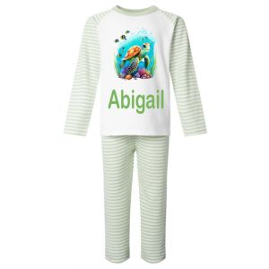 Underwater Sea Turtle Any Name Childrens Pyjamas