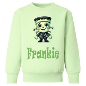 Halloween Frankenstein Boy Any Name Childrens Sweatshirt / Jumper