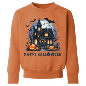 Happy Halloween Haunted House Any Name Childrens Sweatshirt / Jumper