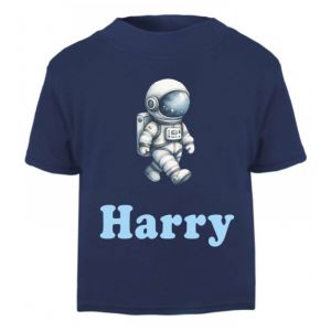 Astronaut Any Name Childrens Printed T-Shirt