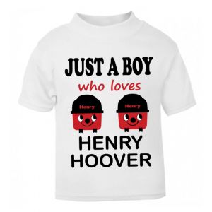 Just a Boy / Girl who loves HENRY HOOVER Childrens Printed T-Shirt