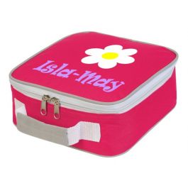 Personalised Flower Printed Kids Children's School Lunch Box